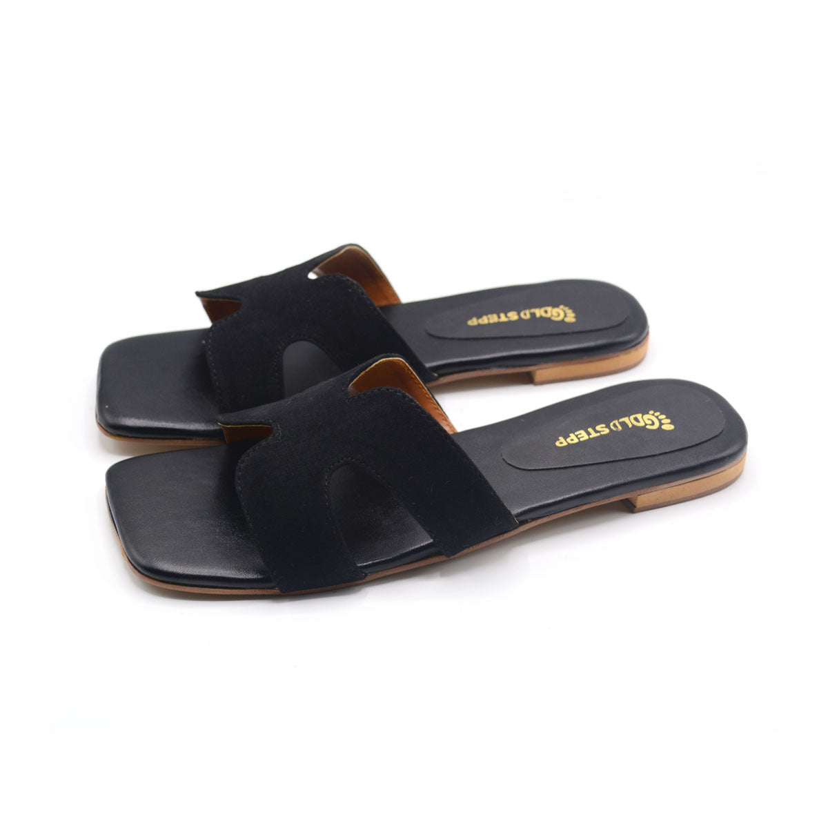 Black Suede Comfort Slipper