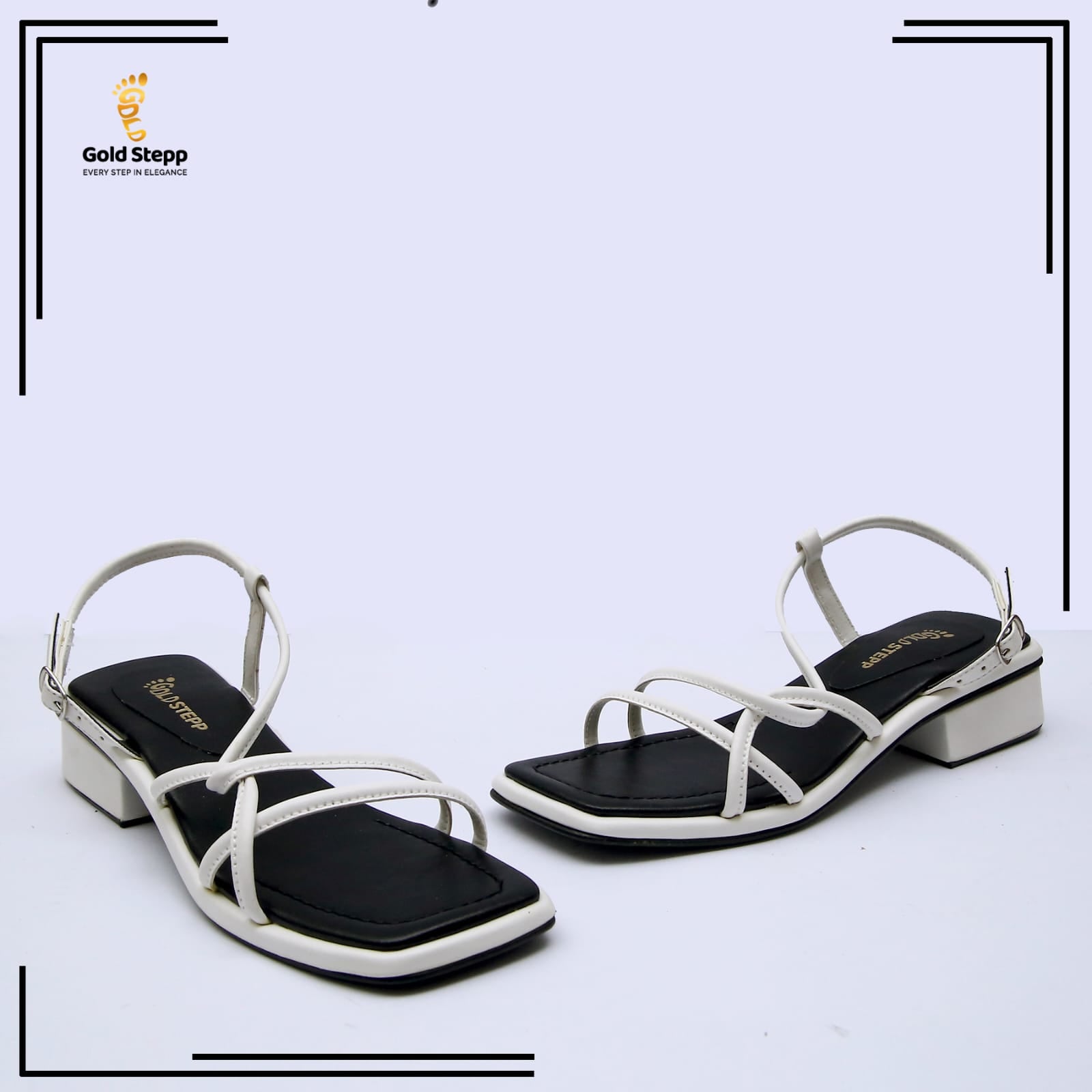 Strappy Sandal (White)
