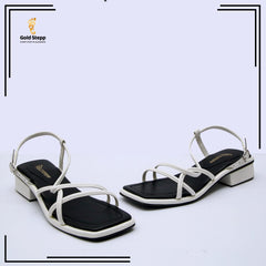 Strappy Sandal (White)