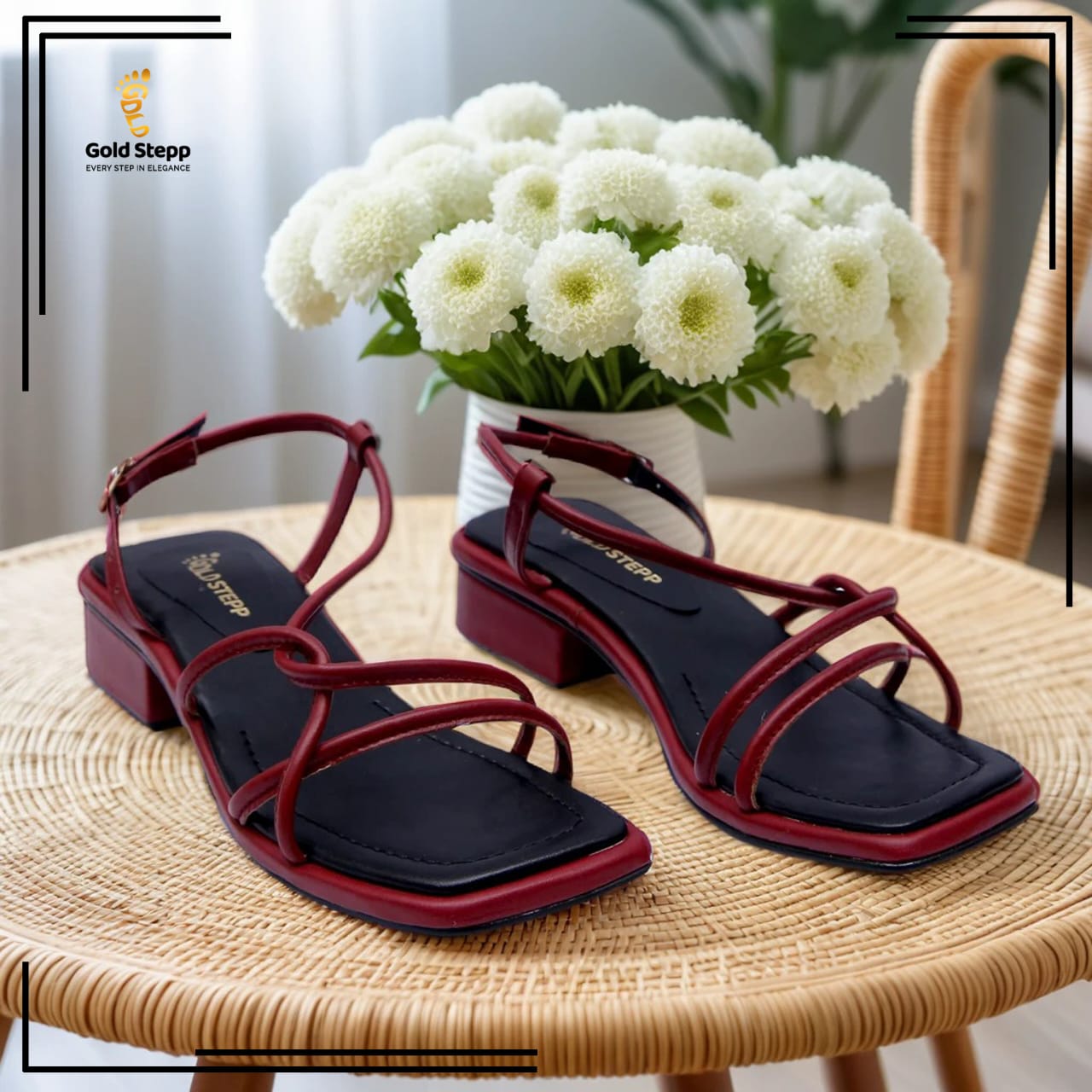 Strappy Sandal (White)