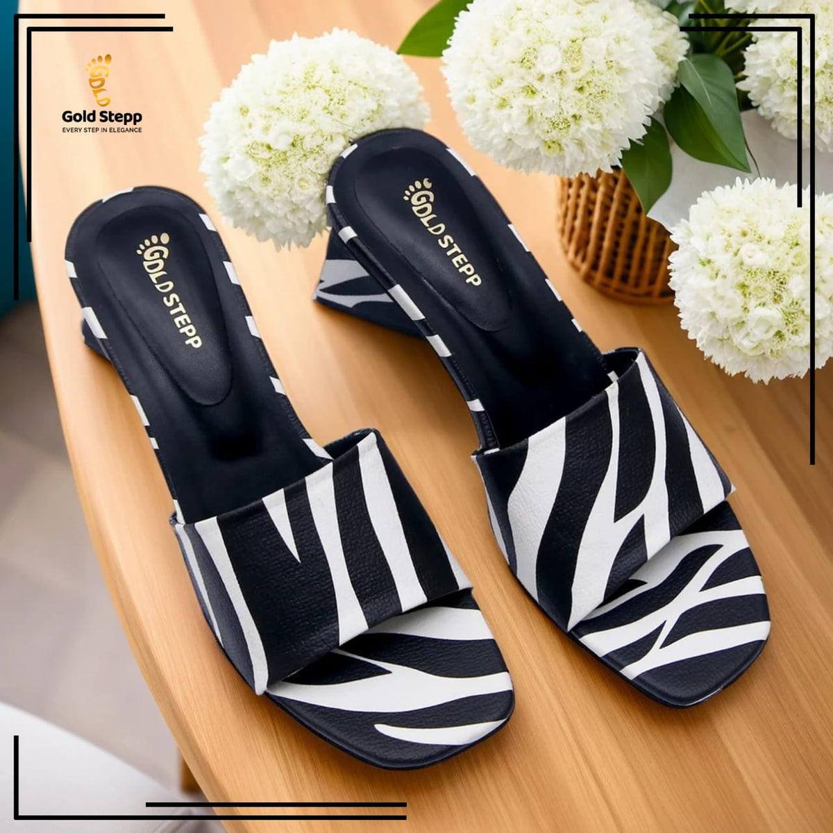 Zebra Sandals
