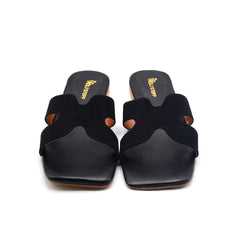 Black Suede Comfort Slipper