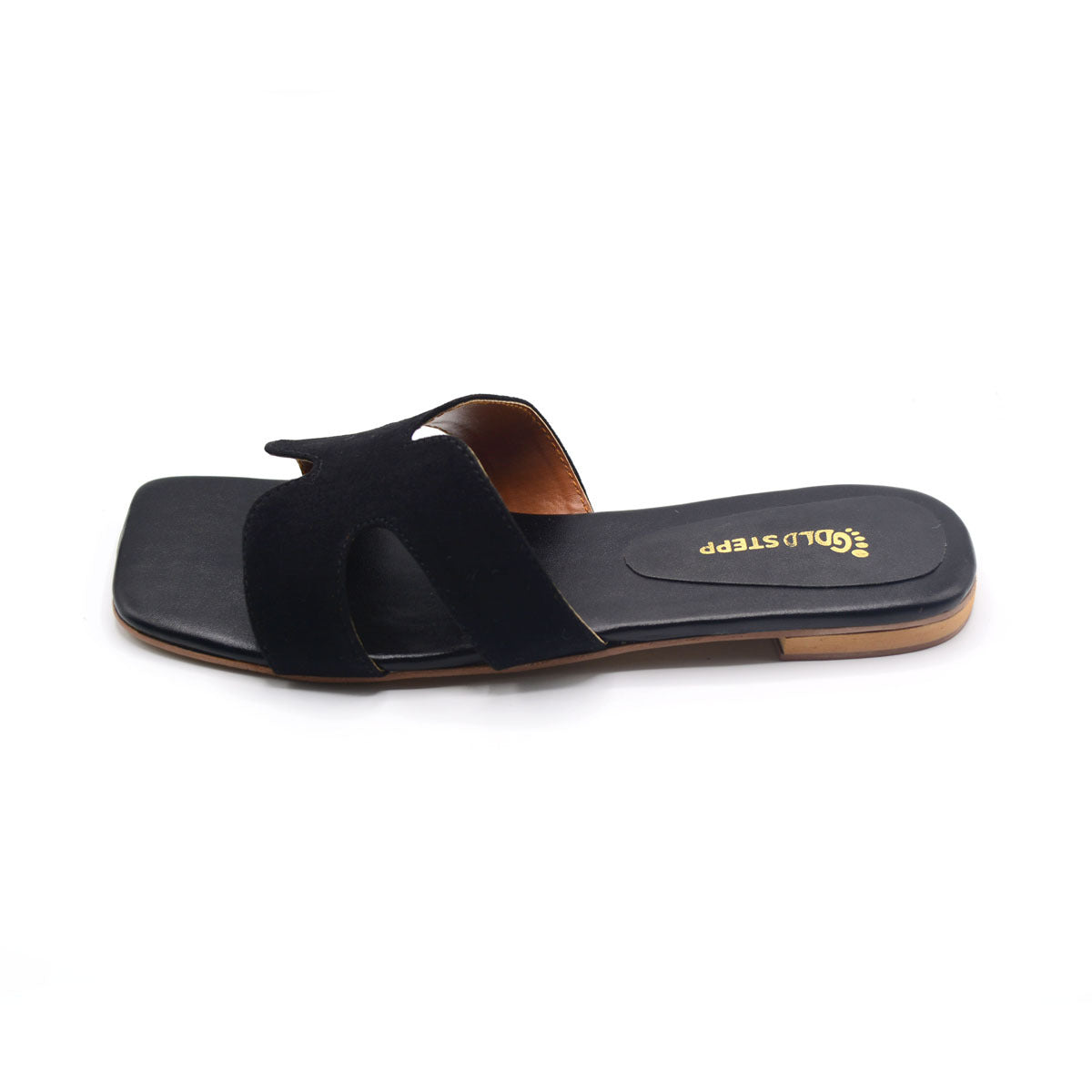 Black Suede Comfort Slipper
